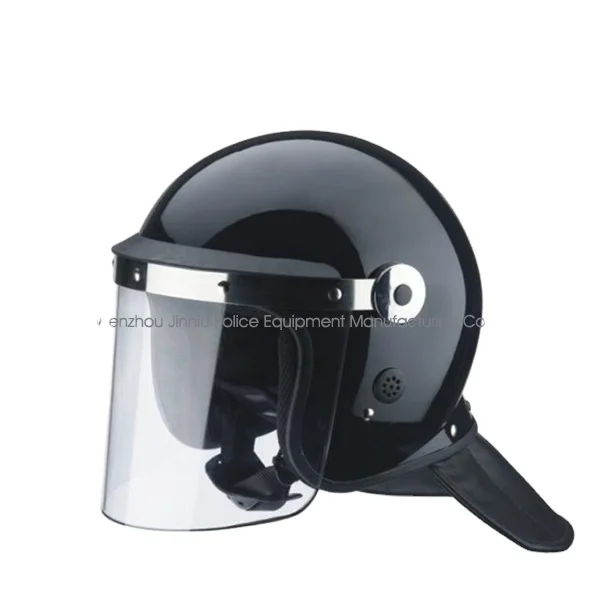 JN Riot control helmet riot helmet with visor helmet neck protector riot shield