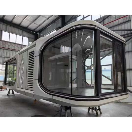 Professional Supplier Spacecraft Apartment Creative Mobile Modular Prefab House T7 house capsule 2 bedroom