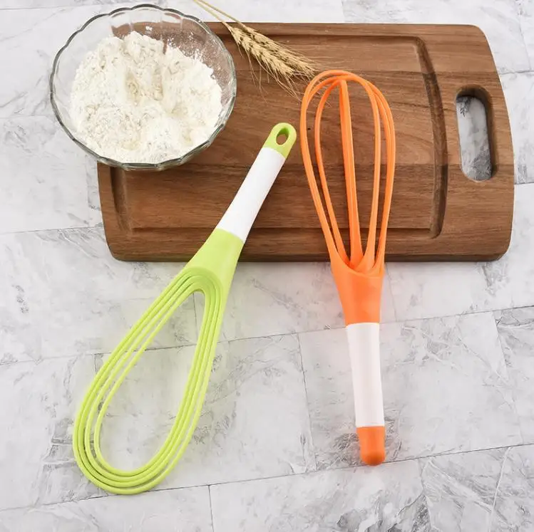 Home Kitchen Tool Rotatable Folding Hand Egg Beater Tools Creative Flour Mixer Cake Baking Household gadget