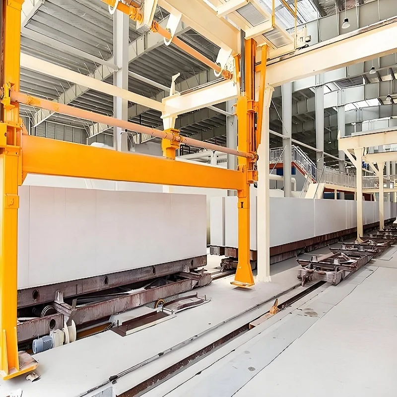 Automatic 300m3 Sand AAC Block Plant New PLC Lighwieght ALC Gas Block Line for Building Construction Foam Concrete Block