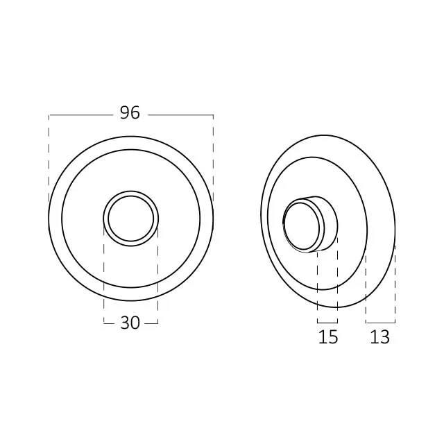 Italian Hot Brand Toilet Tank Push Button With Single Flushing  Use For Bathroom To  Pneumatic Pushing