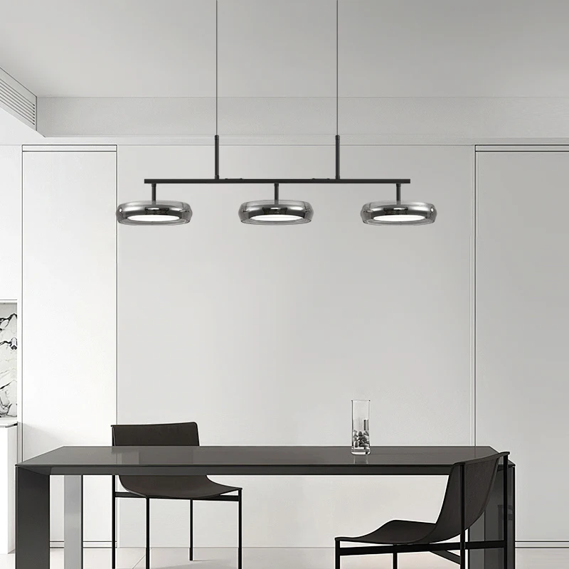 Practical external luminous restaurant bar LED pendant light elegant warm gold bedroom living room indoor pendant lamp