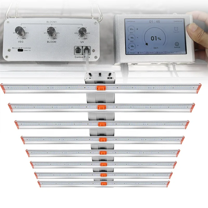 Супер яркий Крытый Парниковый Сад Led Grow свет бар 700W света для растета