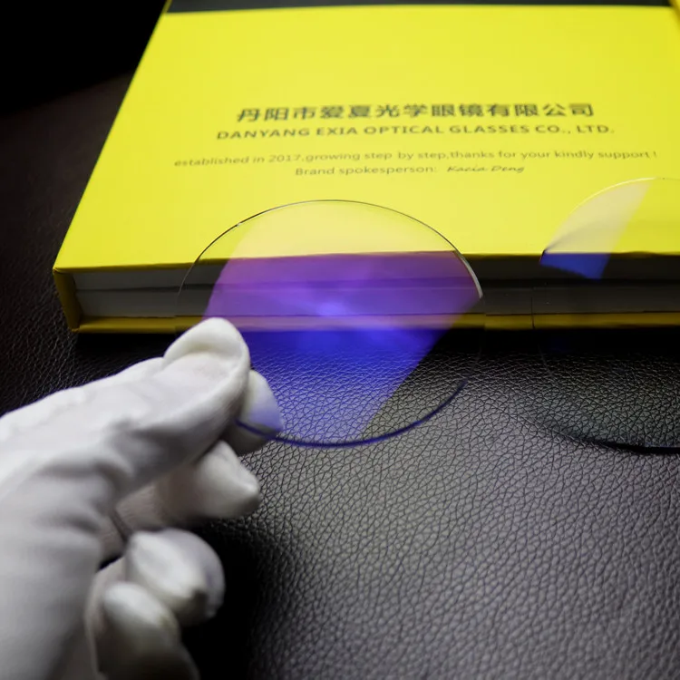 EXIA ABR7 Blue Block Lenses  Anti-Blue Ray Transparent MR-8 1.61 SHMC Eyewear Lens