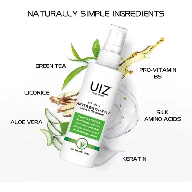 Aloe Vera Pet Leave In Conditioner Hair Spray Long Lasting Deodorant Eliminator Knot Detangler Cat Dog Grooming Spray