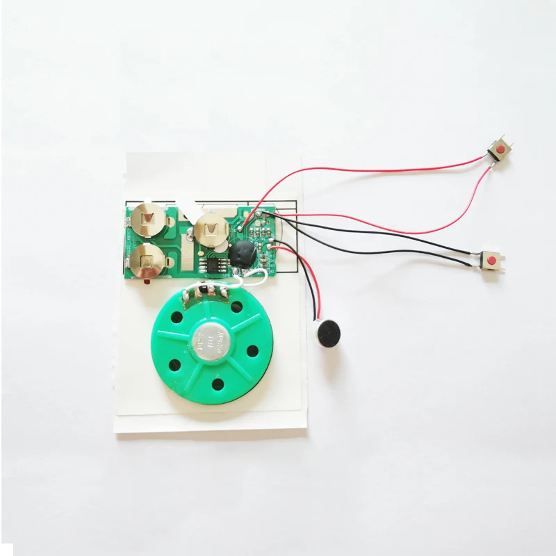 Factory recording sound module 30s chip use in musical greeting cards pre-record