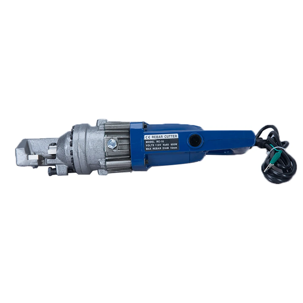 
RC-16 Blue Single Operated Cut Off Construction Rebar Portable Hydraulic Steel Rebar Cutter Machine 