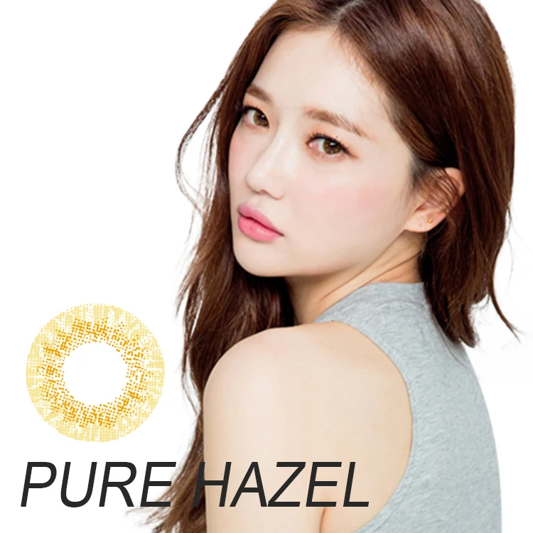 2021The most hot selling 12 colors 2T true sapphire fashionable contact lenses