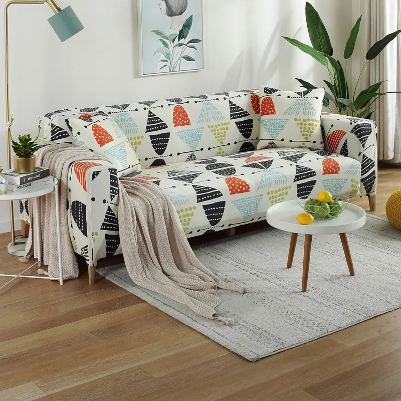 
Home Fabric Knitted Sofa Cover Factory Direct Sales All-inclusive High Elasticity One-piece Sectional Sofa People Seat Sofa 