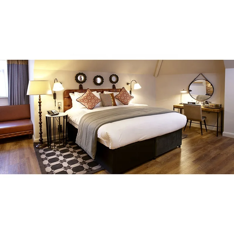 Hotel Indigo luxury Custom modern hotel bedroom set bedroom furniture