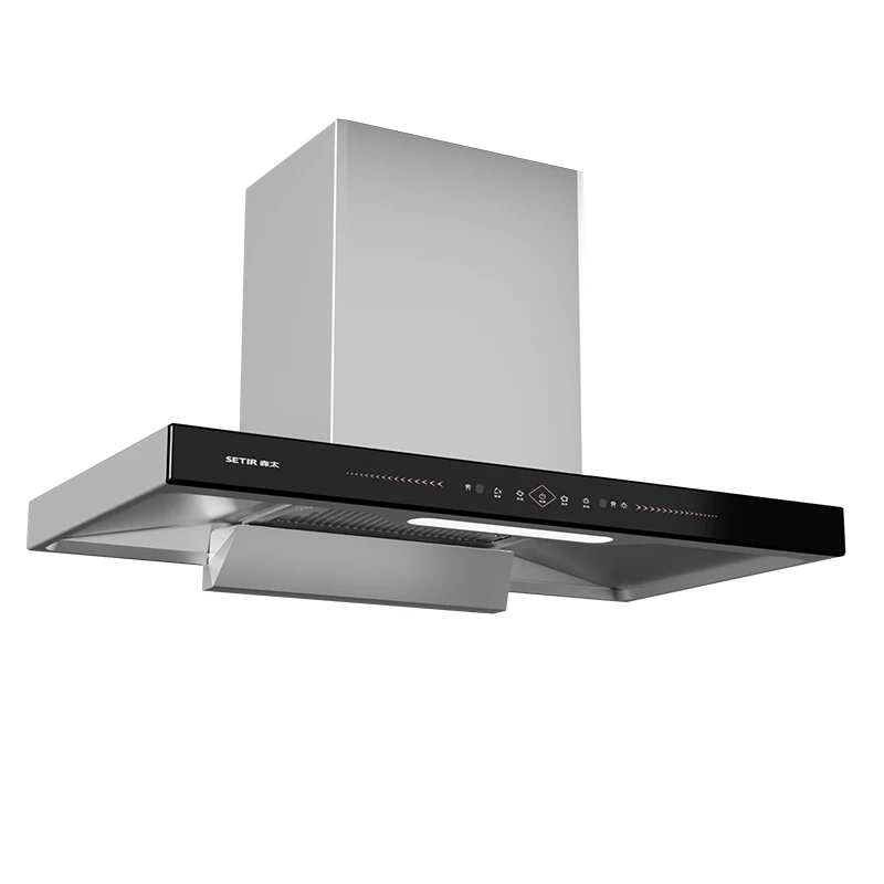 BD25 Indoor Wall Exhaust Fan Stainless Steel Range Hood 900mm Smoke gathering area Electrical Appliances Cooker Hood