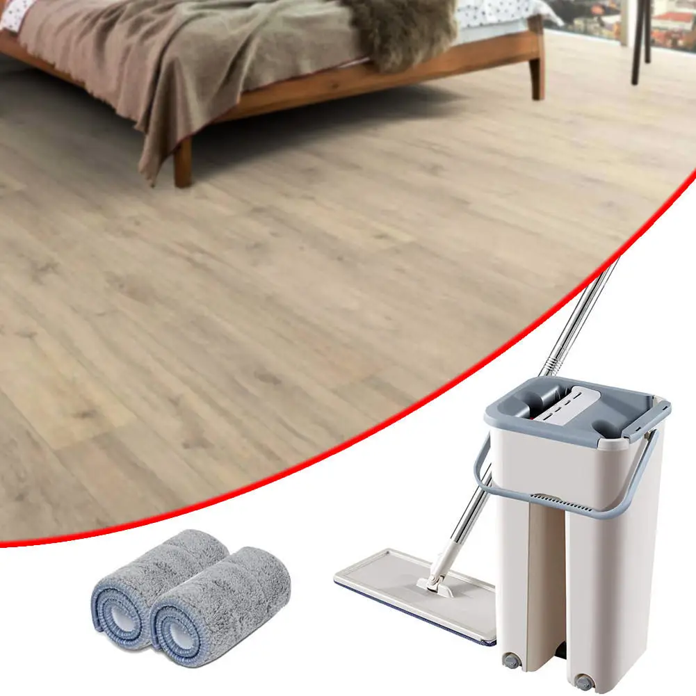  Высококачественный и дешевый набор ковша для швабры из микрофибры