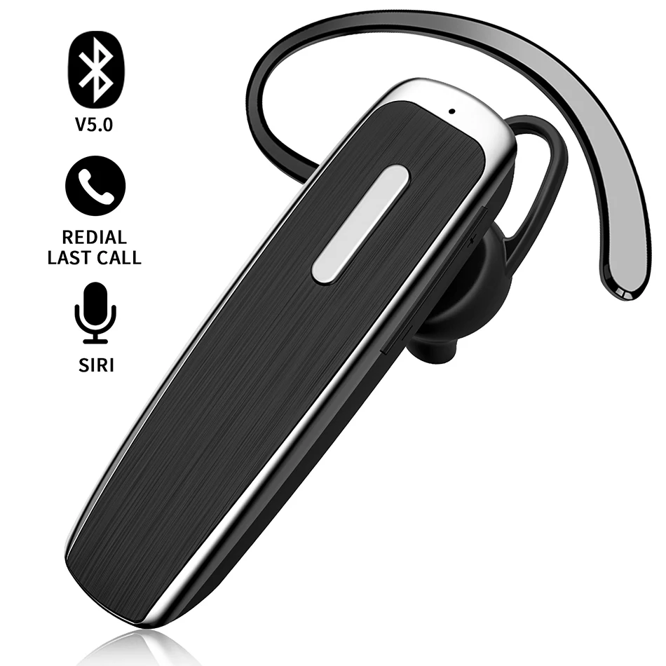 
Portable In-Ear Smart Telephone Hand Free Earphone Wireless Headset Earphones with Mic 
