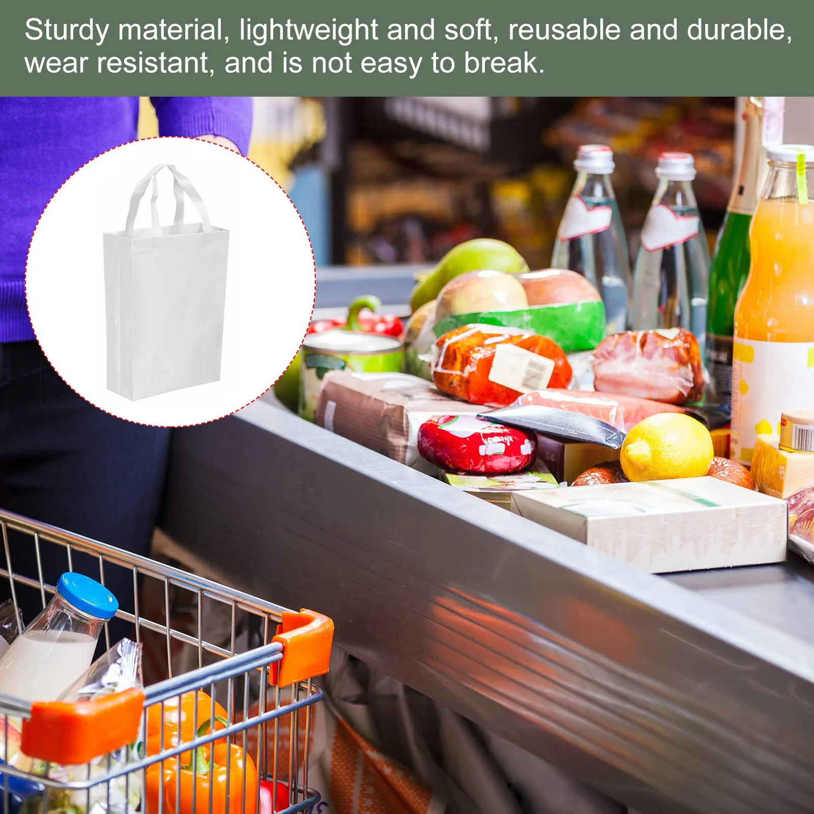 Ecology Nonwoven Advertising Cloth Bag Reusable Lamination Gift Carry Bag White Non Woven Bag With Your Design