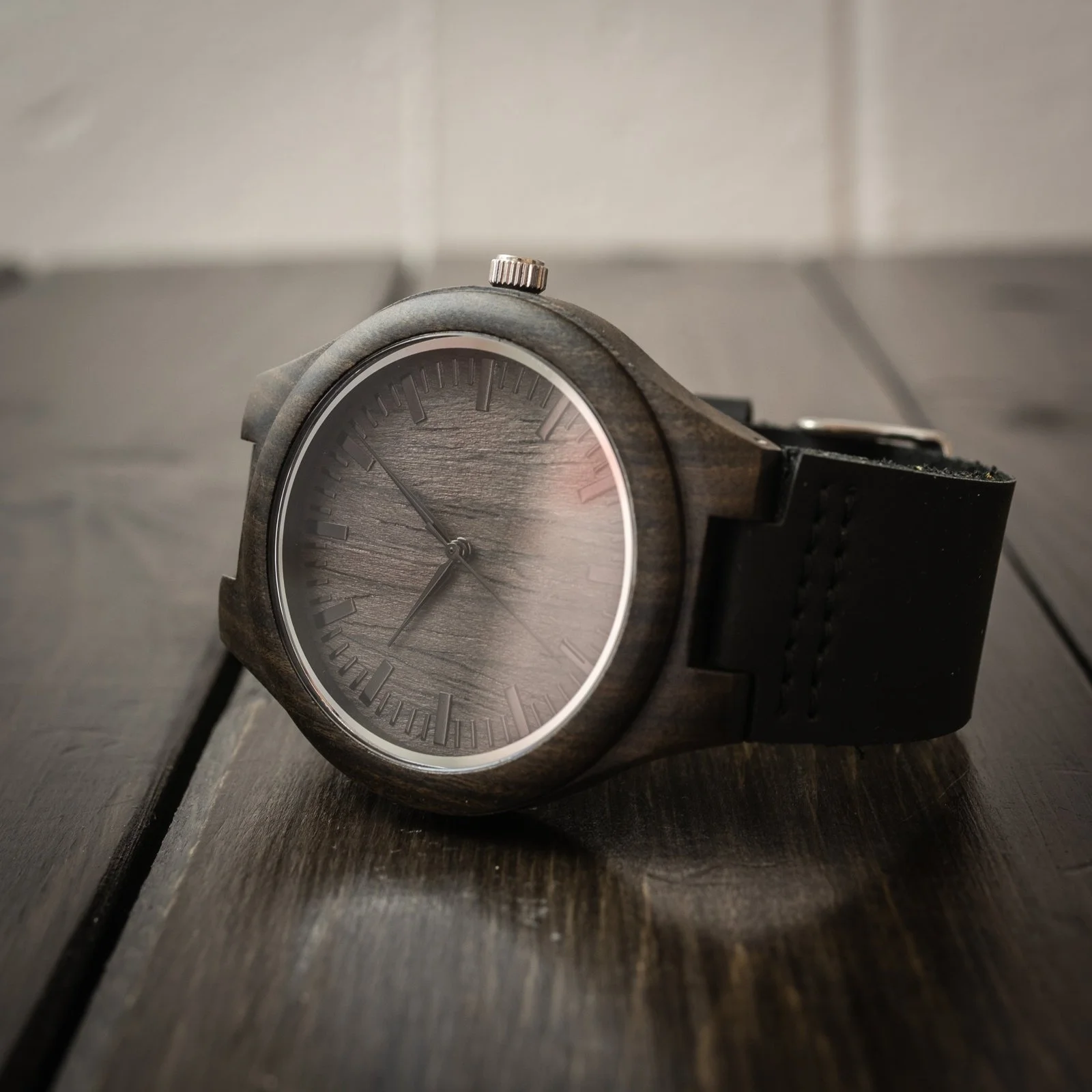 To my son engraved wood watch for men and women luxury genuine leather Personalized gift  product custom watch