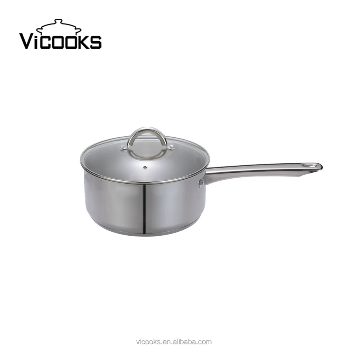 Works with Electric Cooktops kitchen cookware set non stick home cooking stainless steel cookware sets