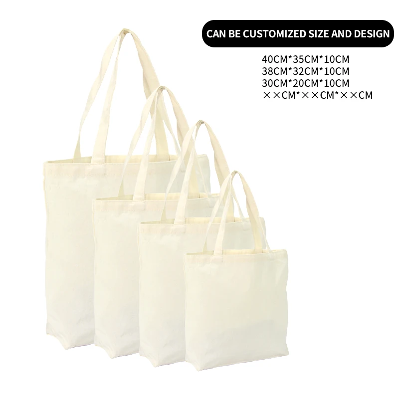 Creative Large(>50cm) Bean Small Black Bags Personalized High Quality Printing Canvas Tote Bag