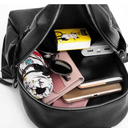 Women Bags Newest Fashion PU Leather Backpack Cute Fashion Purse Cross Shoulder Hot Sale Travel Zipper Stylish Luggages