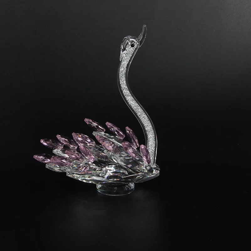 Красивый Модный милый розовый Хрустальный Лебедь как девушка подруга и жена @ любовник подарки украшения для дома