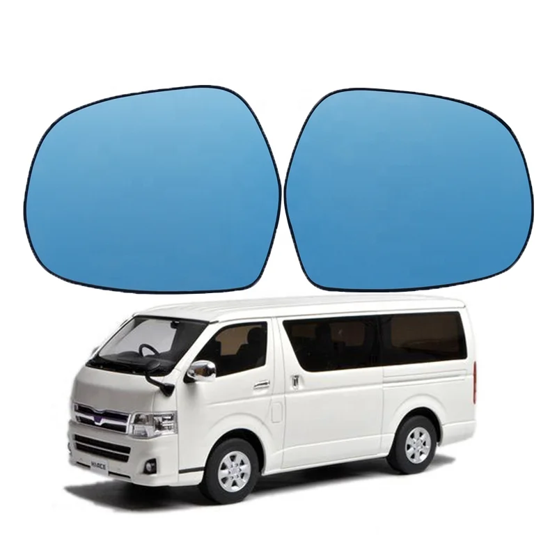 1 пара внешних боковых зеркал заднего вида синие стеклянные линзы для Toyota Hiace 2014-2018 широкоугольные антибликовые крыла