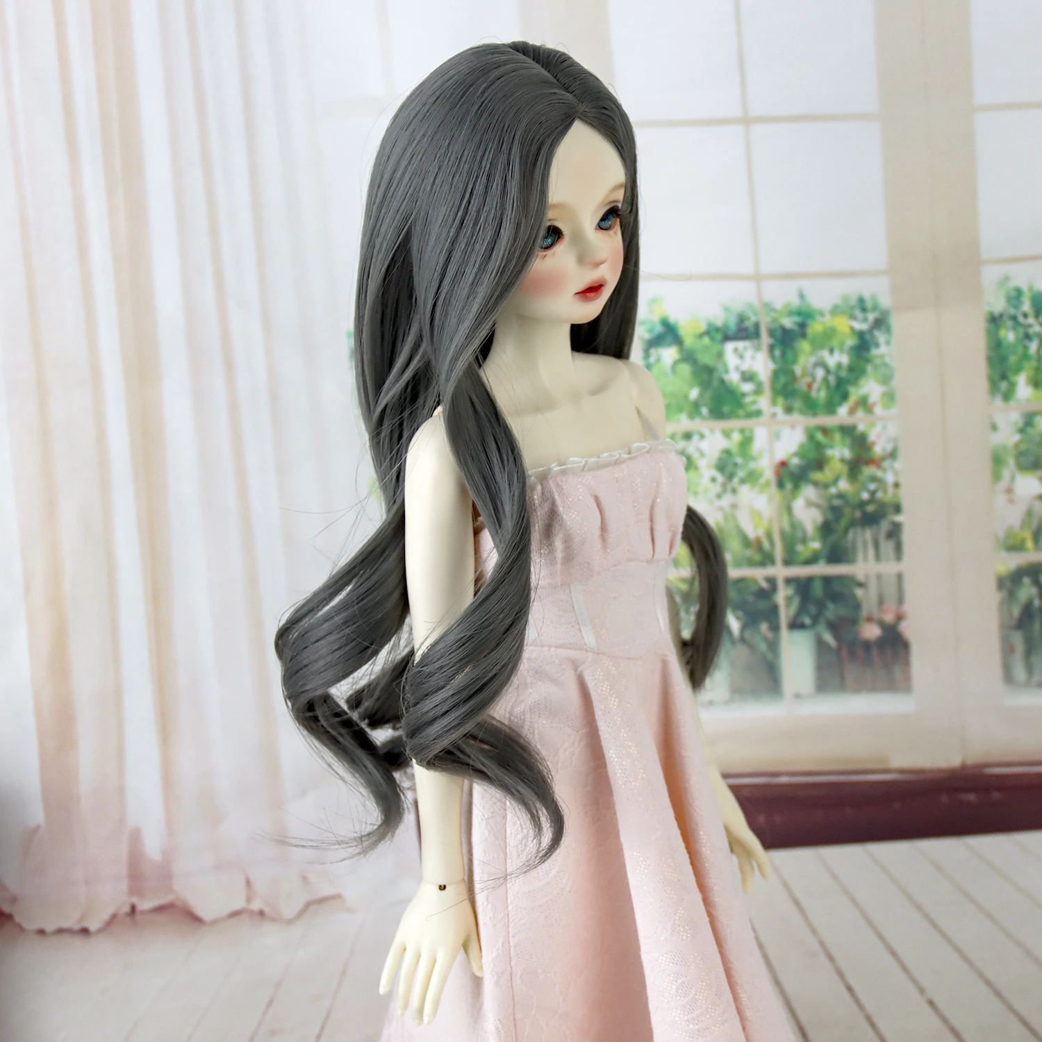 1/3 BJD SD Wigs Short Curly Synthetic Fiber Hair