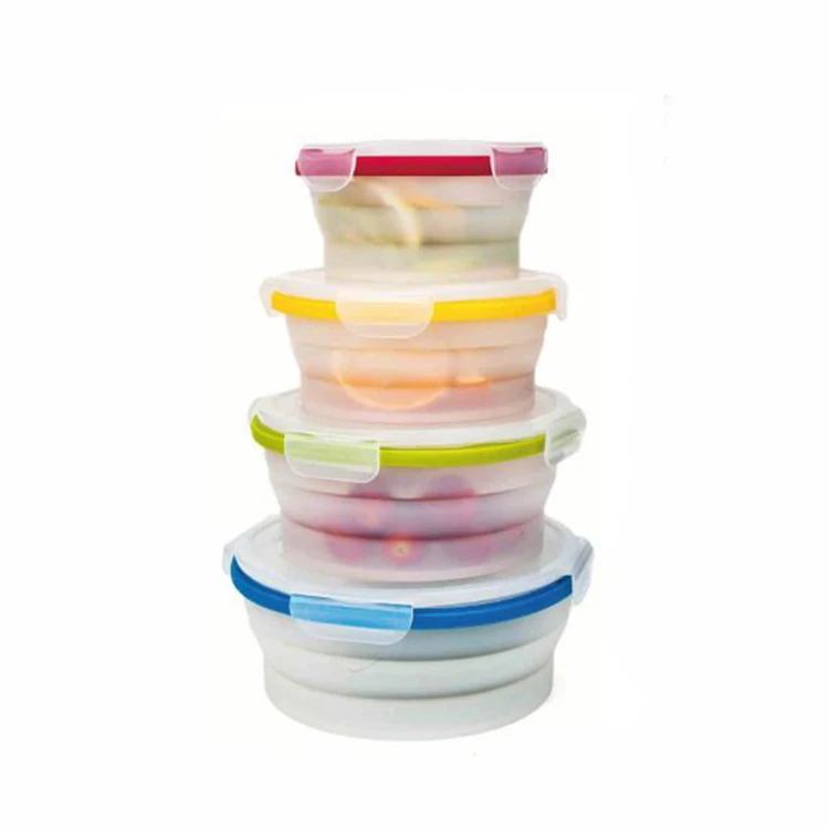 High Quality Airtight Plastic Hot Cold Food Storage Container Weight Silicone Food Storage Containers