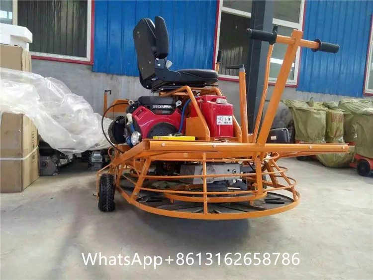 24 inch handheld cement concrete helicopter walk behind power trowel machine
