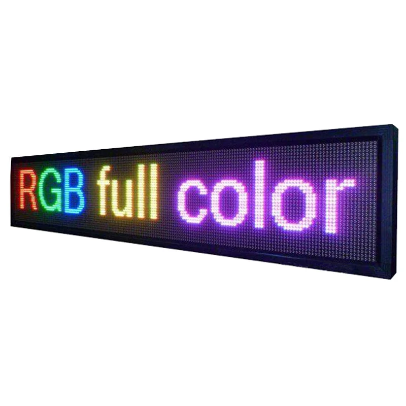 WIFI USB 100x20cm Program Scrolling Moving LED Message Sign Board