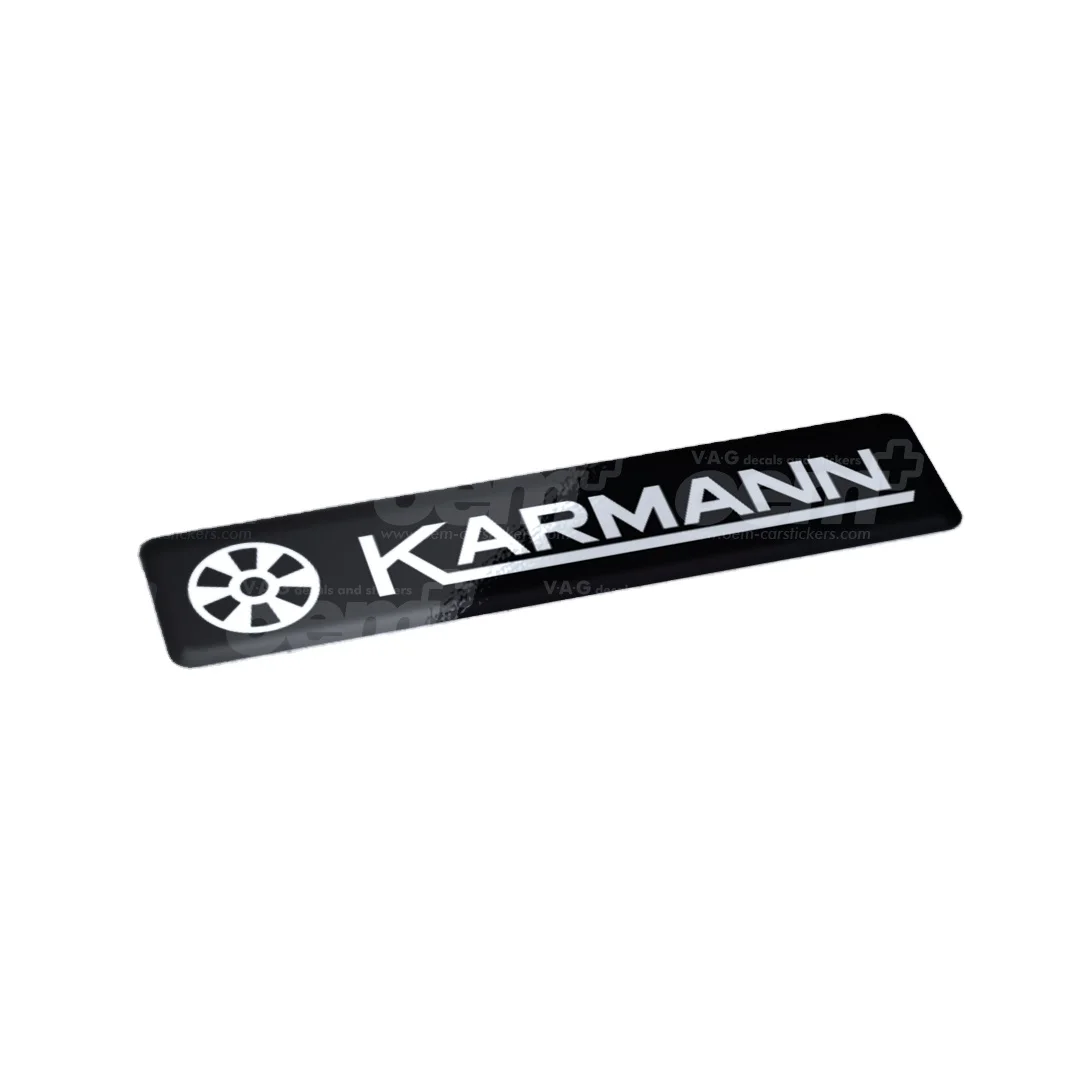 Custom Round 3D epoxy resin sticker-Epoxy stickers,Printing KARMANN Epoxy sticker