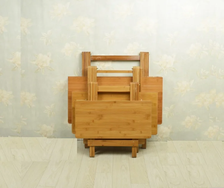 Bamboo Folding desk for study foldable snack table Tea&coffee table