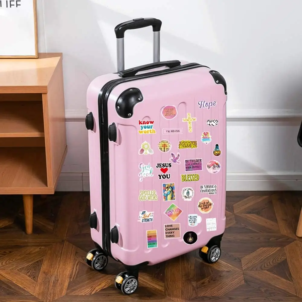 Religious Christian Easter Gifts Stuff Merchandise Stickers Water Bottles PVC Luggage Bible Jesus Christian Stickers pack