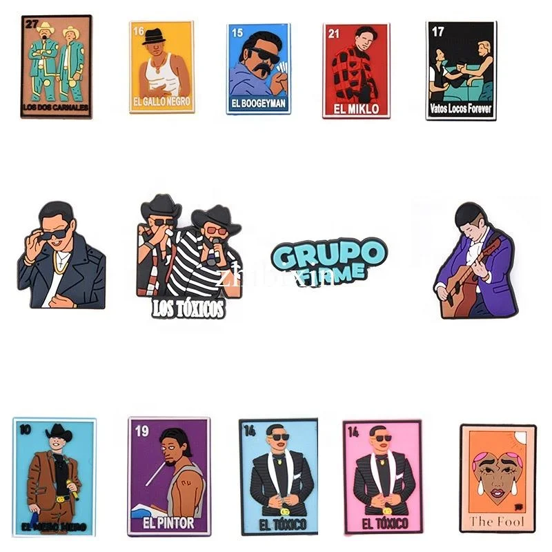 Popular Designs Available Promotional Country Flag Shoes Decoration Charms Soft PVC Shoe for DIY Clog