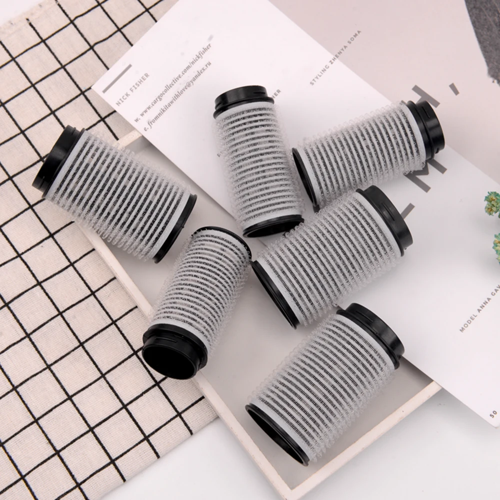 Small Medium Large Hair Holding Roller Set Nylon Curl Plastic Hair Rollers Hair Styling Loop Roller