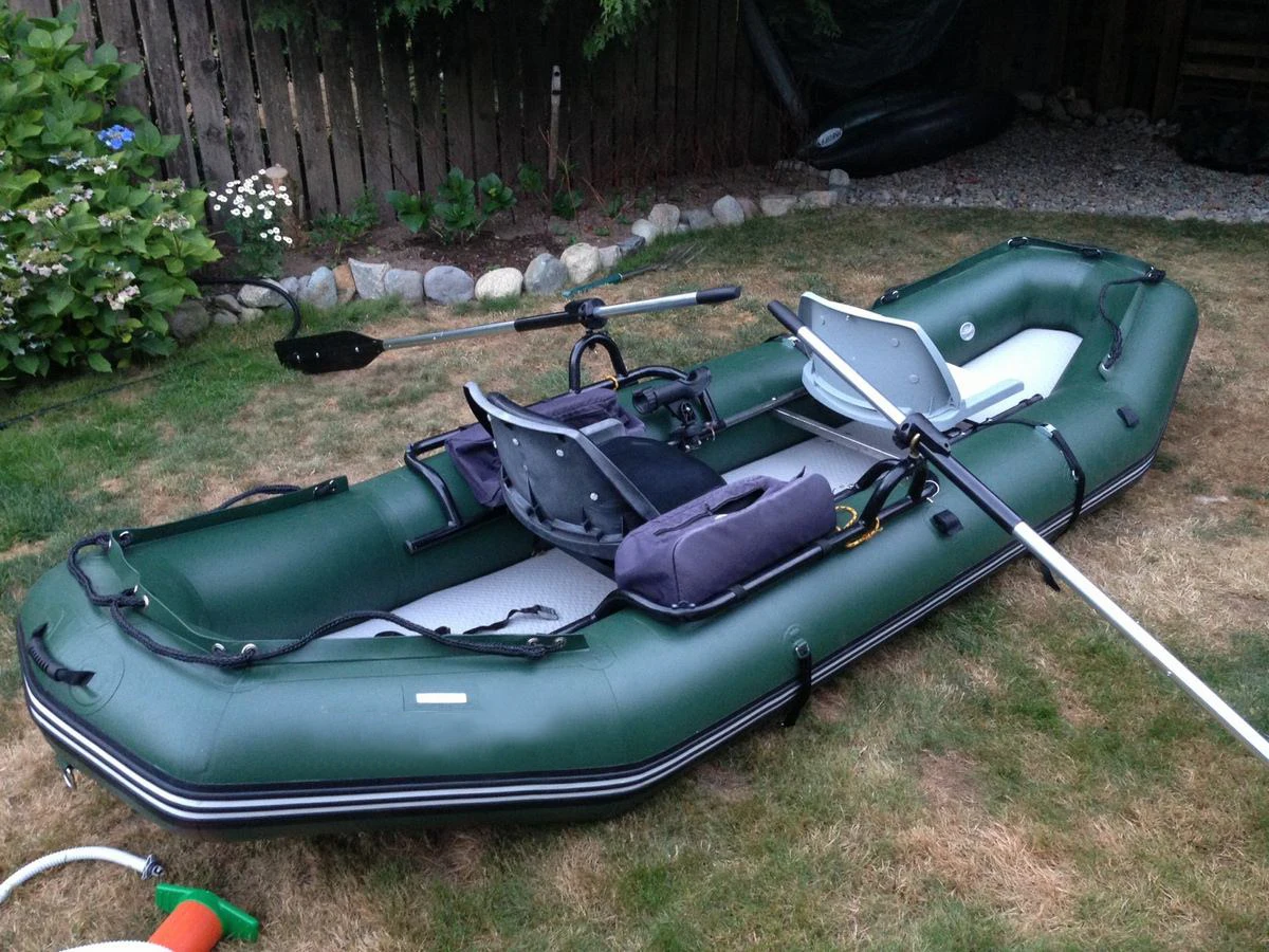 Custom PVC Inflatable Kayak Thickened Rubber Raft Fishing Boat Inflatable Boat