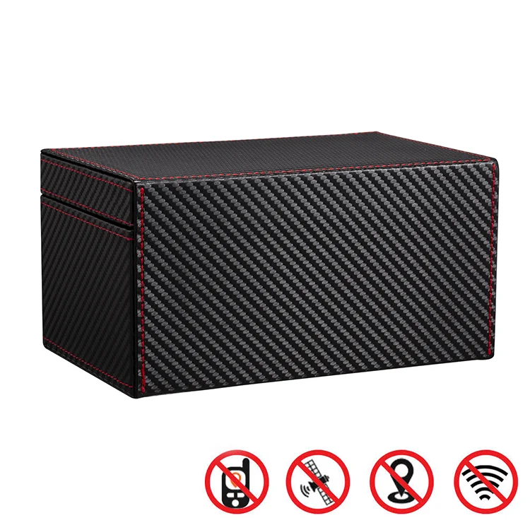 Faraday Box for Car Keys Fob, Phones ,Cards Keyless Entry RFID Signal Blocker & Anti-Theft Faraday Box Cage