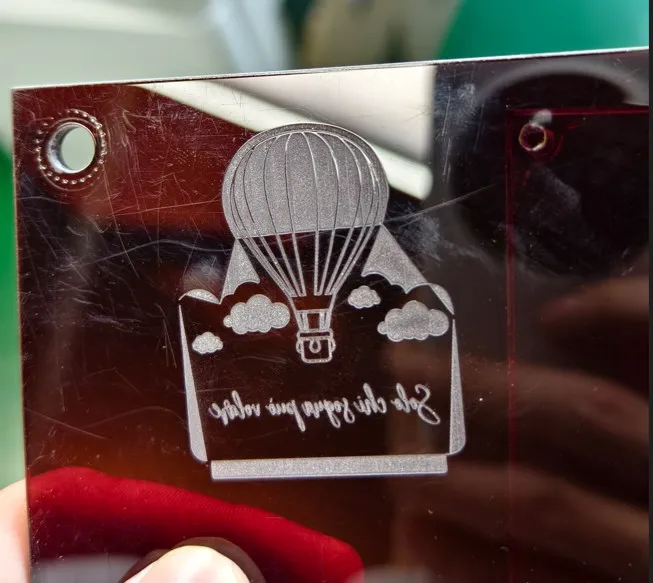 Desktop 30W CO2 Galvo Laser Marking Machine with RF Plastic Bag Flying Laser Source Supports AI DXF DST Formats Air Cooling