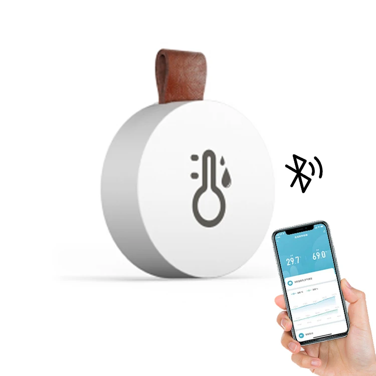 Wireless Remote Monitor Smart Hygrometer Thermometer Bluetooth Wireless Room Temperature Humidity Sensor with App