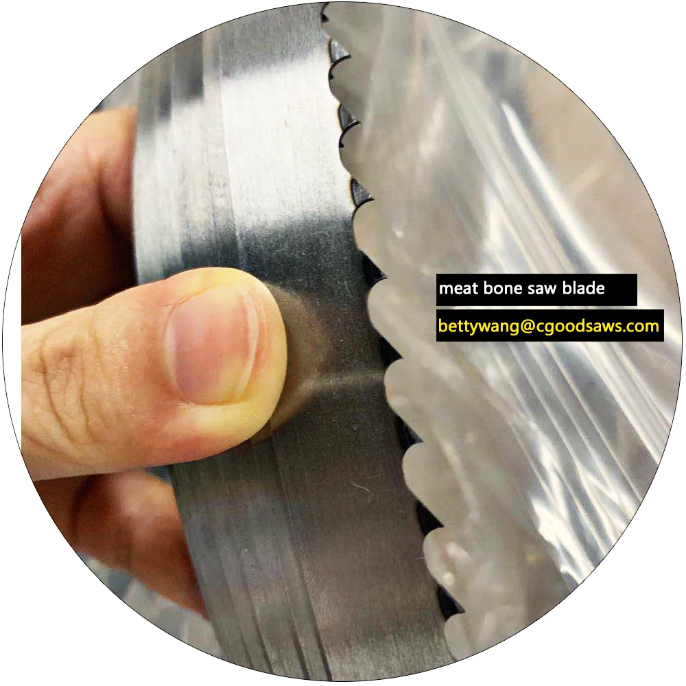 Carbon Steel Material Bandsaw Blade High Cutting Performance Meat band knife Manufacture Directly Providing Band Saw Blades