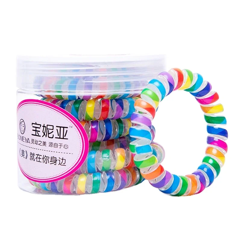 Golden Supplier Rubber High-elasticity telephone line hair band , hair accessories