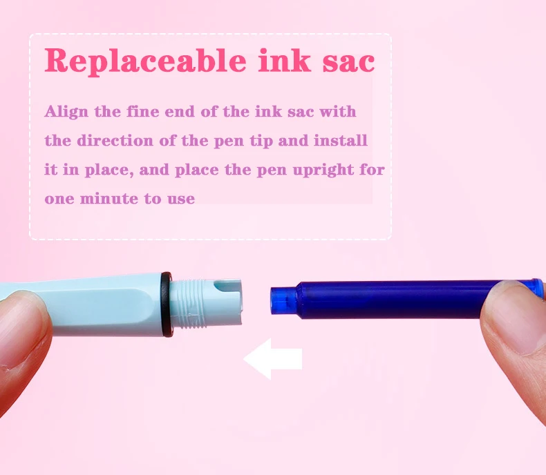 Four nib models and Customizable logo Multicolor Plastic Parker Fountain Pen