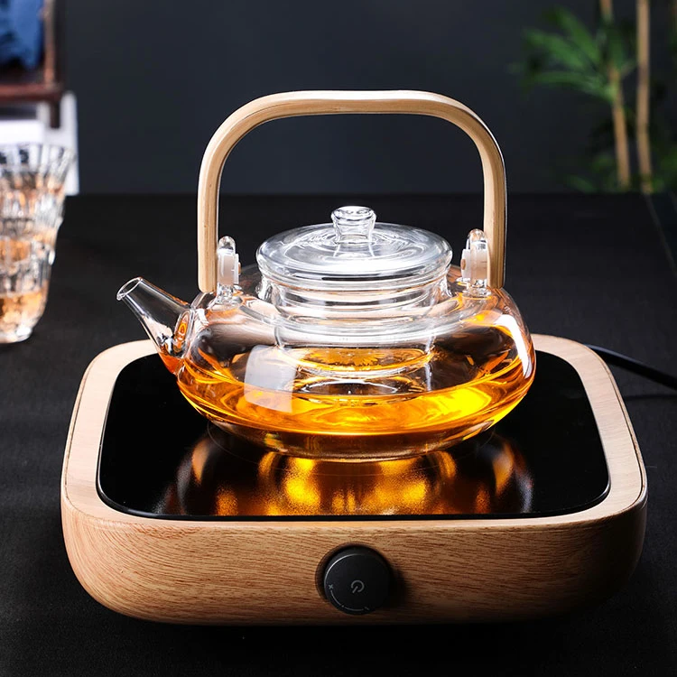 Eco-friendly Feature Teapot Handmade Heat Resistance Borosilicate Coffee & Tea Sets High Borosilicate Glass,glass Custom Logo
