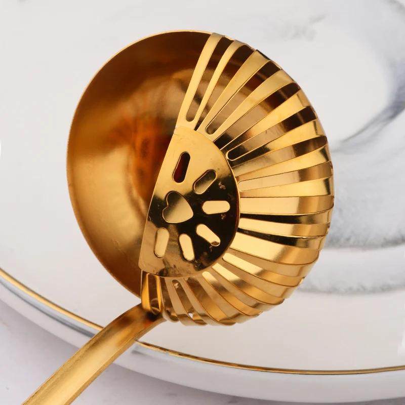 Kitchenware stainless steel Soup ladle spoon filter residue Colander spoon oil filter Spoon