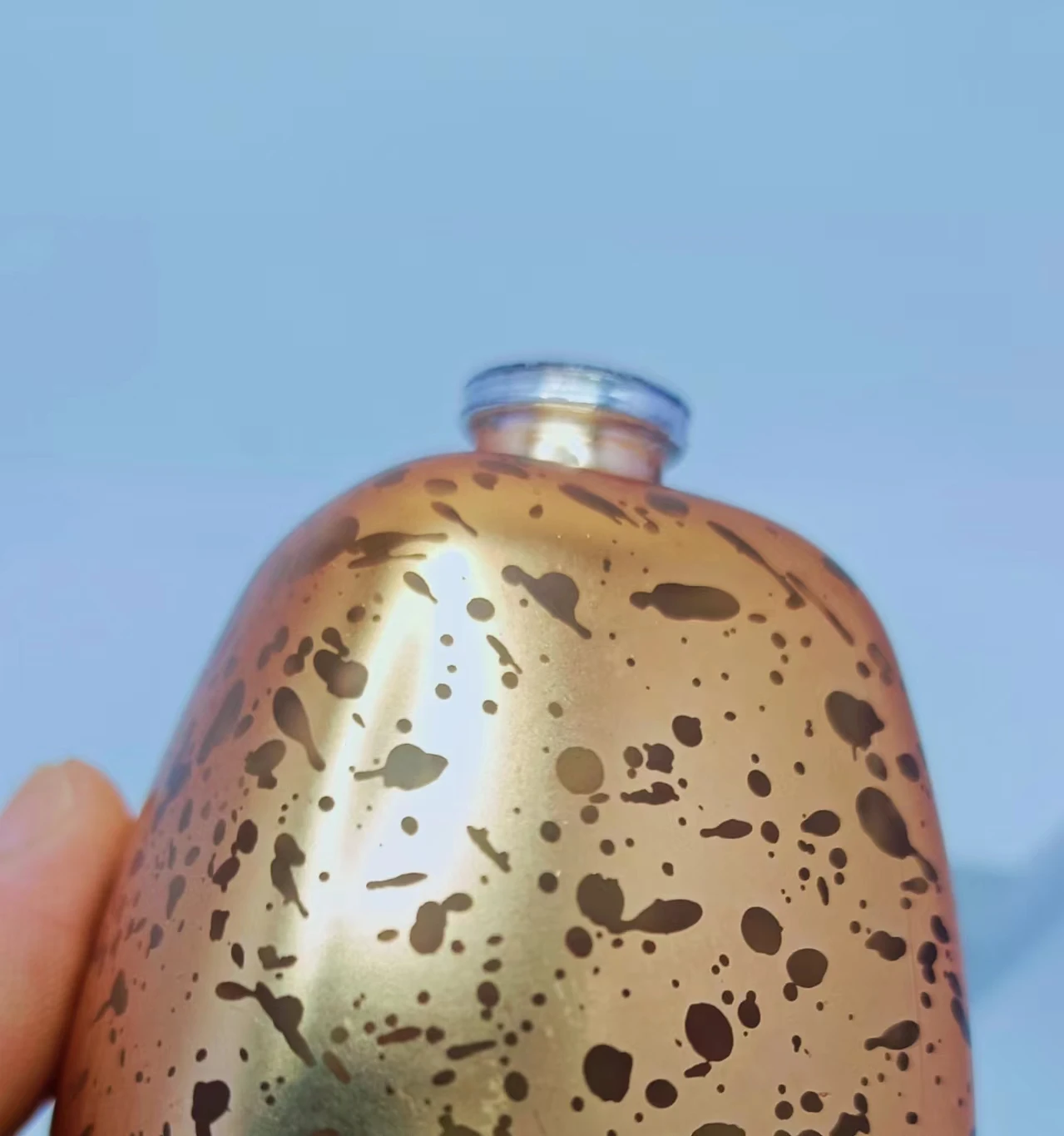 100ml Matte frosted diffuser empty Glass Color grain Aroma Bottle for Personal Care custom gradient ramp for perfume bottle