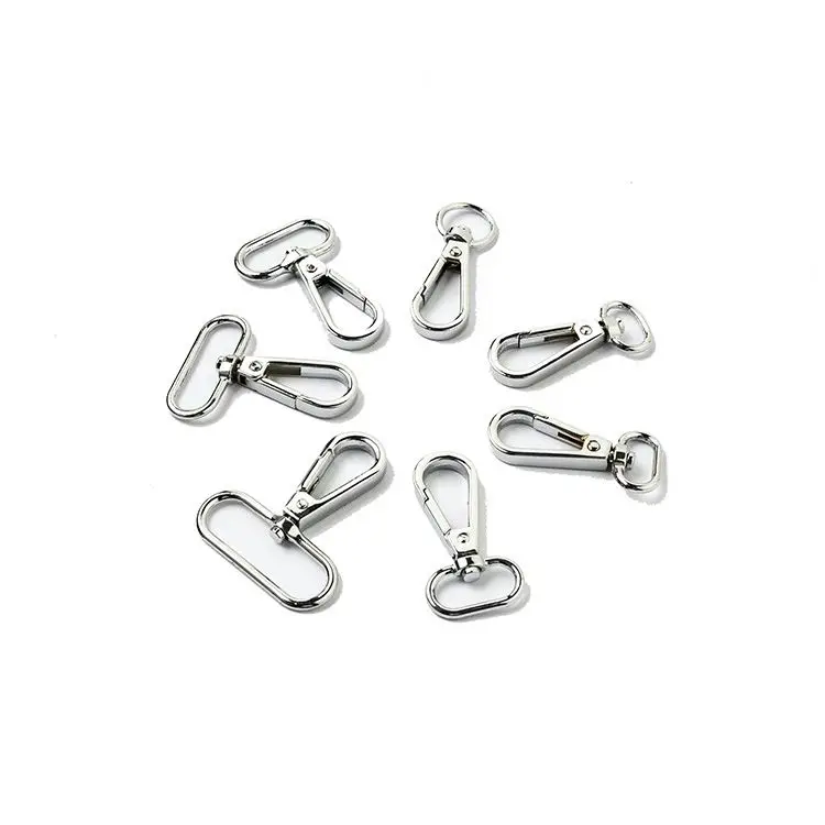 Wholesale Factory Custom Stock Nickel-Free Dog Hook Accessories Bag Parts Metal Swivel Snap Hook