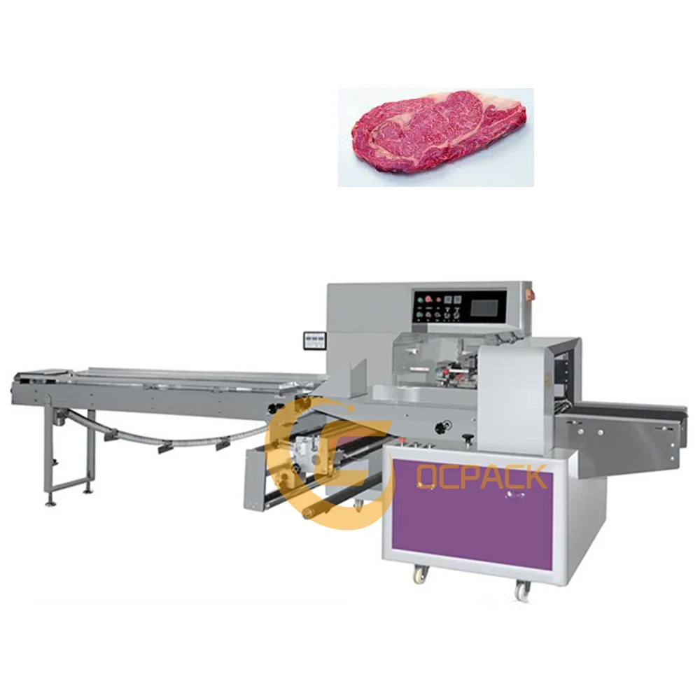 Automatic Horizontal Beef Mutton Rabbit Meat Packing Machine