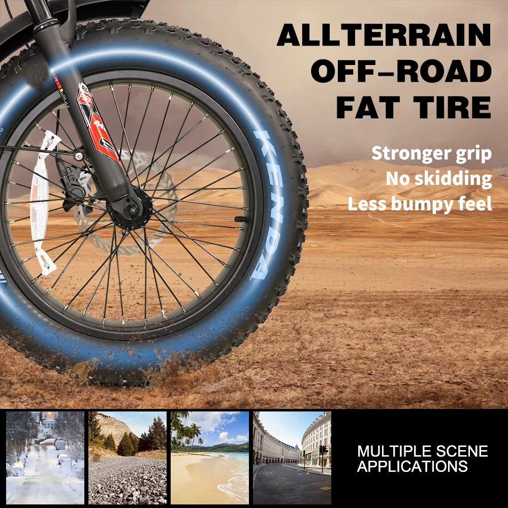 EU Warehouse 48V 15Ah 250W 20 Inch Fat Tire E MTB US Stock Powerful Full Suspension 13Ah 750W Adults Off Load Electric Bike