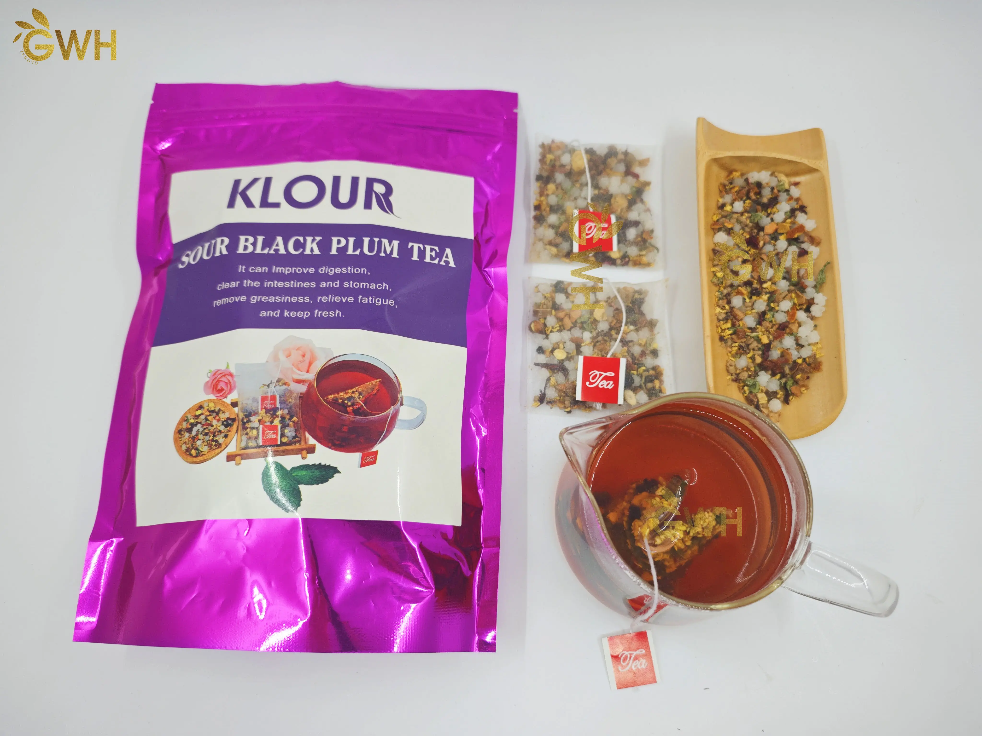Sweet scented plum tea customize packing blended fruit flavor tea lemon Plum dry fruit tea