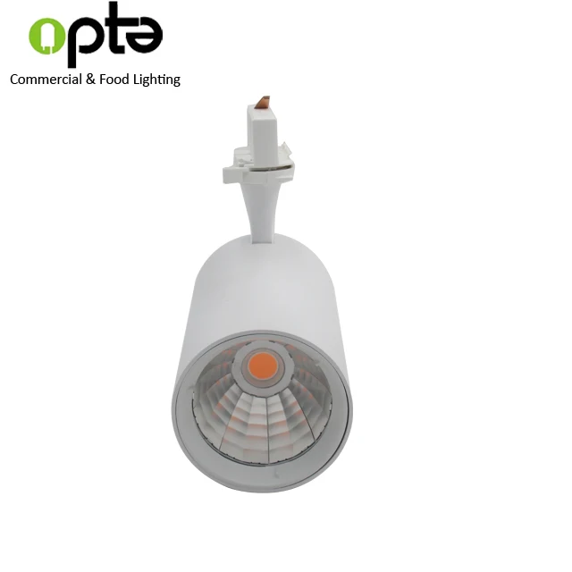 30W Fixed Track Lights Rail Lighting System 3000 lumen LED Track Light with anti-glare reflector