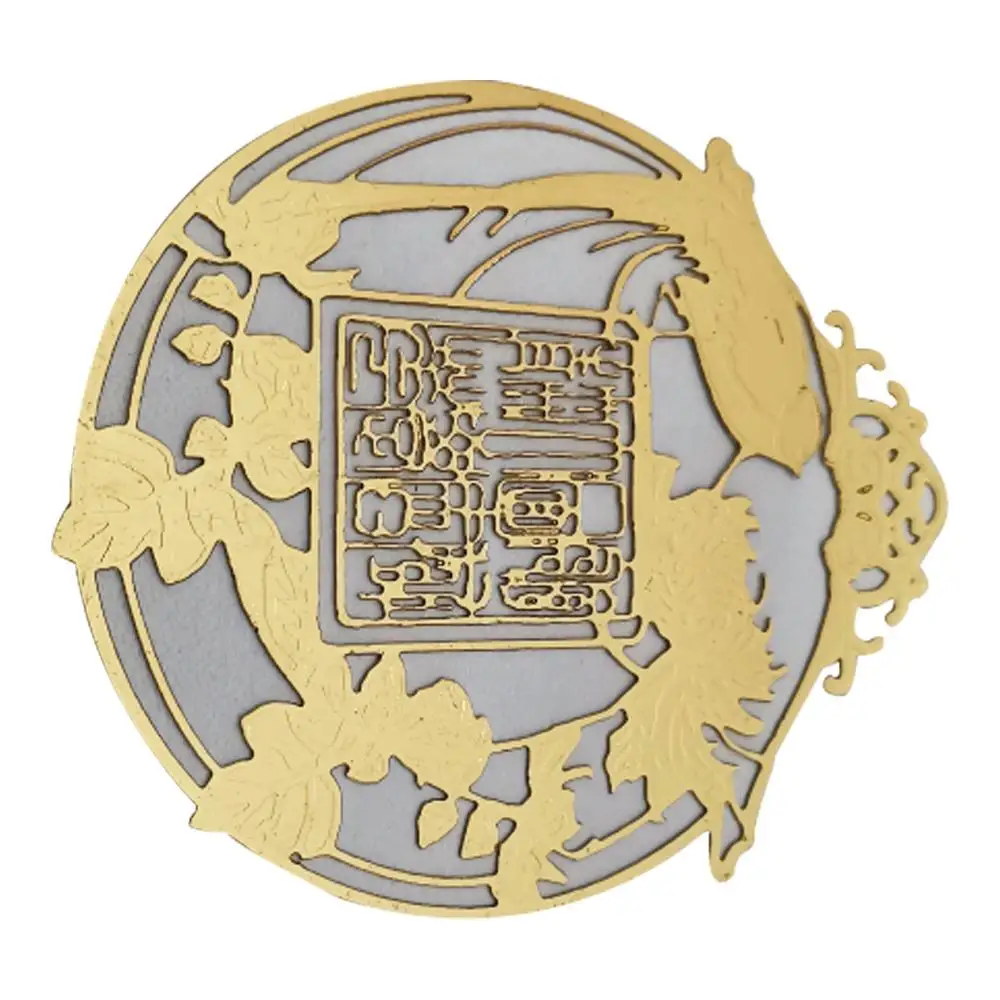 Best seller cut sculpture stainless steel metal creative decoration card business name metal credit card custom gold metal card