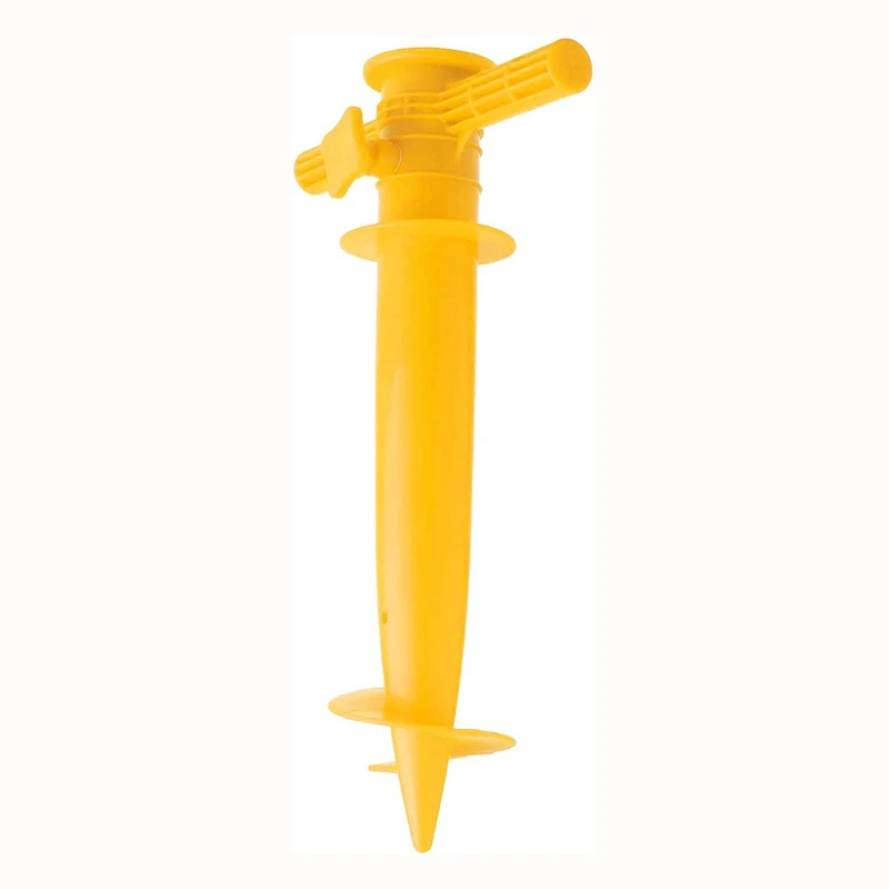 Plastic Beach Umbrella Sand Anchor Adjustable Spike Auger Stand Holder for Garden Patio Umbrella